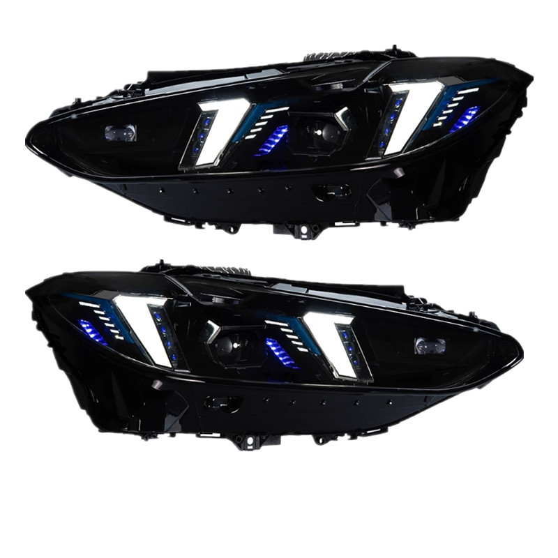 For BMW M3 M4 G22 G82 20-2024 Pair Matrix LED Laser DRL Headlight 