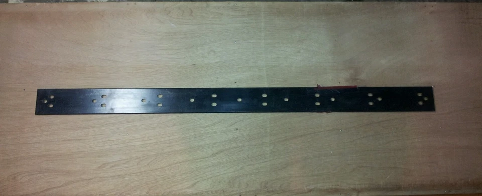 UHMW NEW 47" 2 STAGE U.H.M.W POLY STRAIGHT WEAR BAR FOR JOHN DEERE SNOW BLOWER