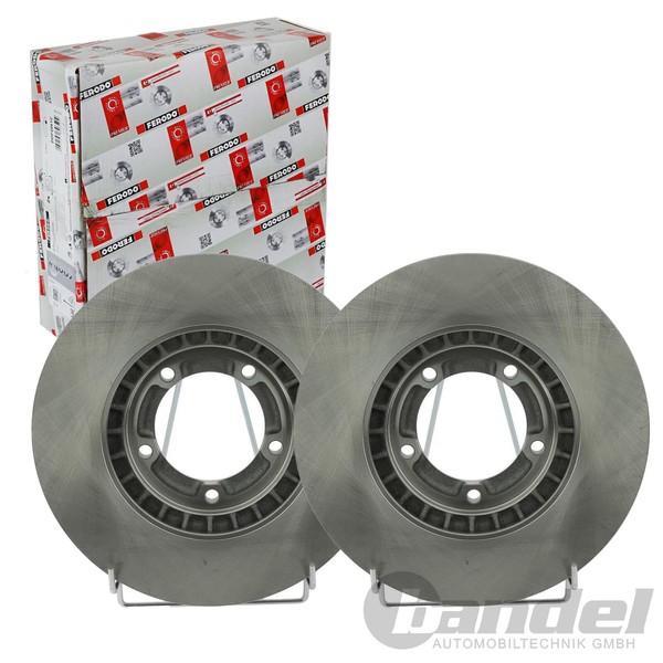 2X Ferodo 274Mm Bremsscheiben BelÜFtet Vorne Passend FüR Hyundai H-1 H100 | DDF1-image