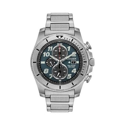 Citizen CA0720-54H Eco-Drive Mens Chrono Date Blue Dial Band 43mm Watch MSRP$595