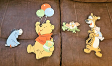 Vintage Disney Winnie The Pooh Wall Decoration Owl Tigger Piglet Eeyore Balloons