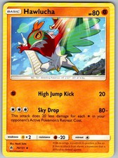 POKÉMON TCG HAWLUCHA 70/131 UNCOMMON FORBIDDEN LIGHT NEAR MINT