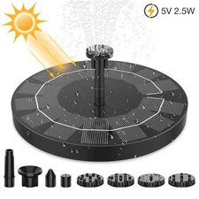 Outdoor Solar Power Bird Bath Fountain Pump Water Solar Fountain  For Garden