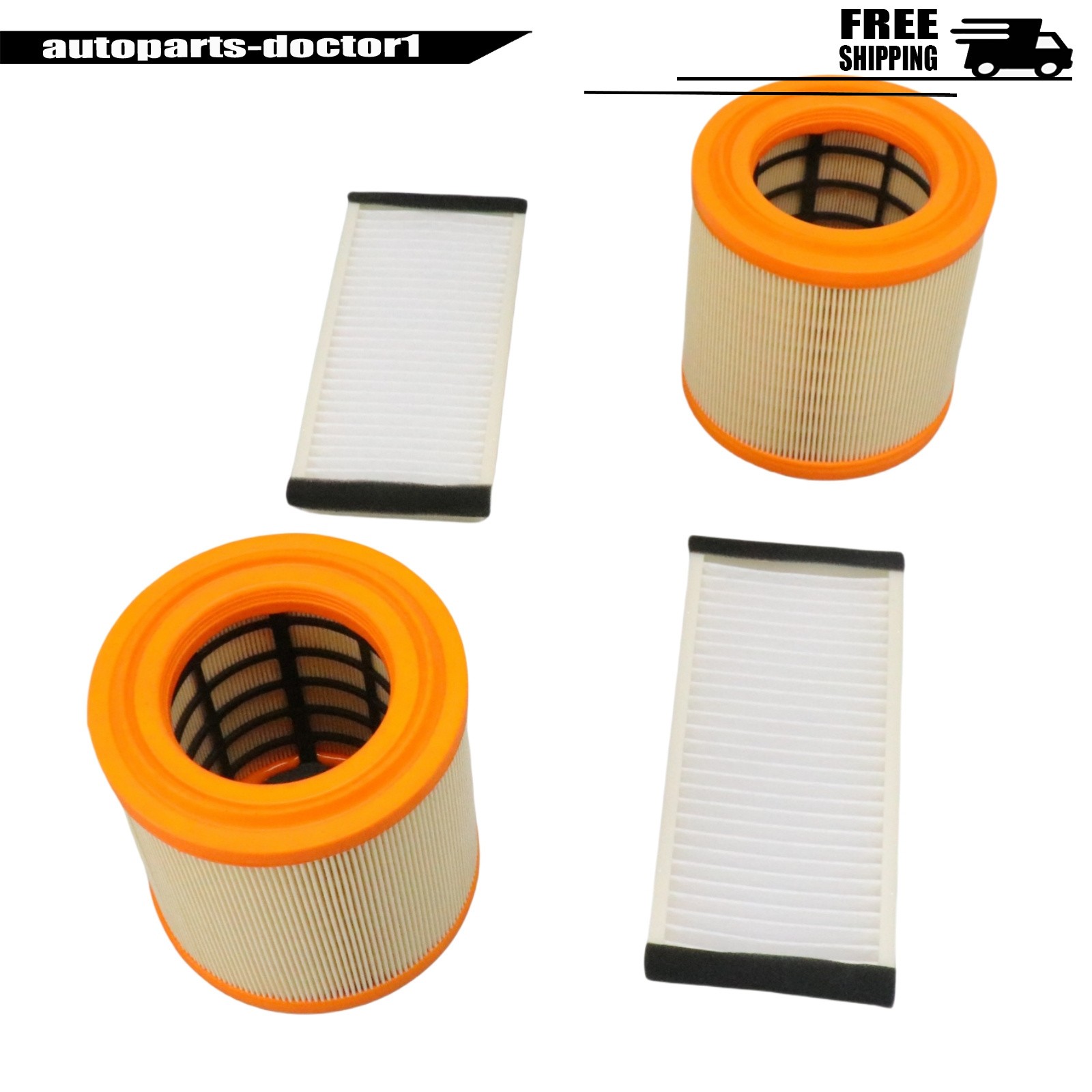 2X Air filter & Cabin Active Carbon Air filter For Aston Martin Db9 2005-2016 US