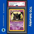 2000 POKEMON GYM CHALLENGE 1ST EDITION #29/132 SABRINA'S GENGAR NON HOLO PSA 9