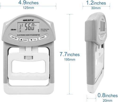Advanced Hand Dynamometer Grip Strength Meter - Picture 4 of 10