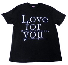 Camiseta Megumi Nakajima Negra Talla S Live 2017 Love for You