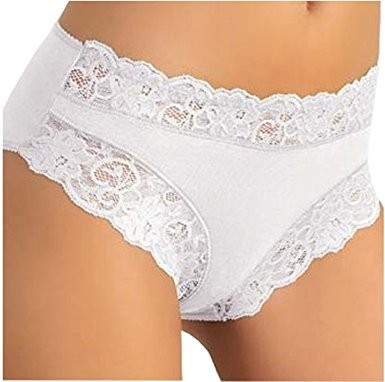 Jadea women's embroidered cotton briefs art. 742