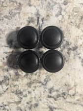 Black Cabinet Knobs, 6 Pack 1-1/4 inch Kitchen Drawer Knobs Round Single Hole...