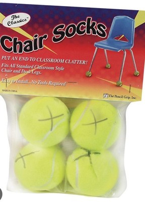 64 pack Classroom Chair Socks Chair Leg Floor Brand New Open Box Sealed Bag
