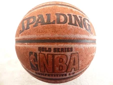 Early 2000s Spalding NBA Gold Series Competitive I/O Basketball 29.5" *Worn*