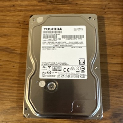Toshiba DT01ACA100 1 TB Dell 0CW76M 3.5'' SATA III 3.5 in Desktop Hard Drive