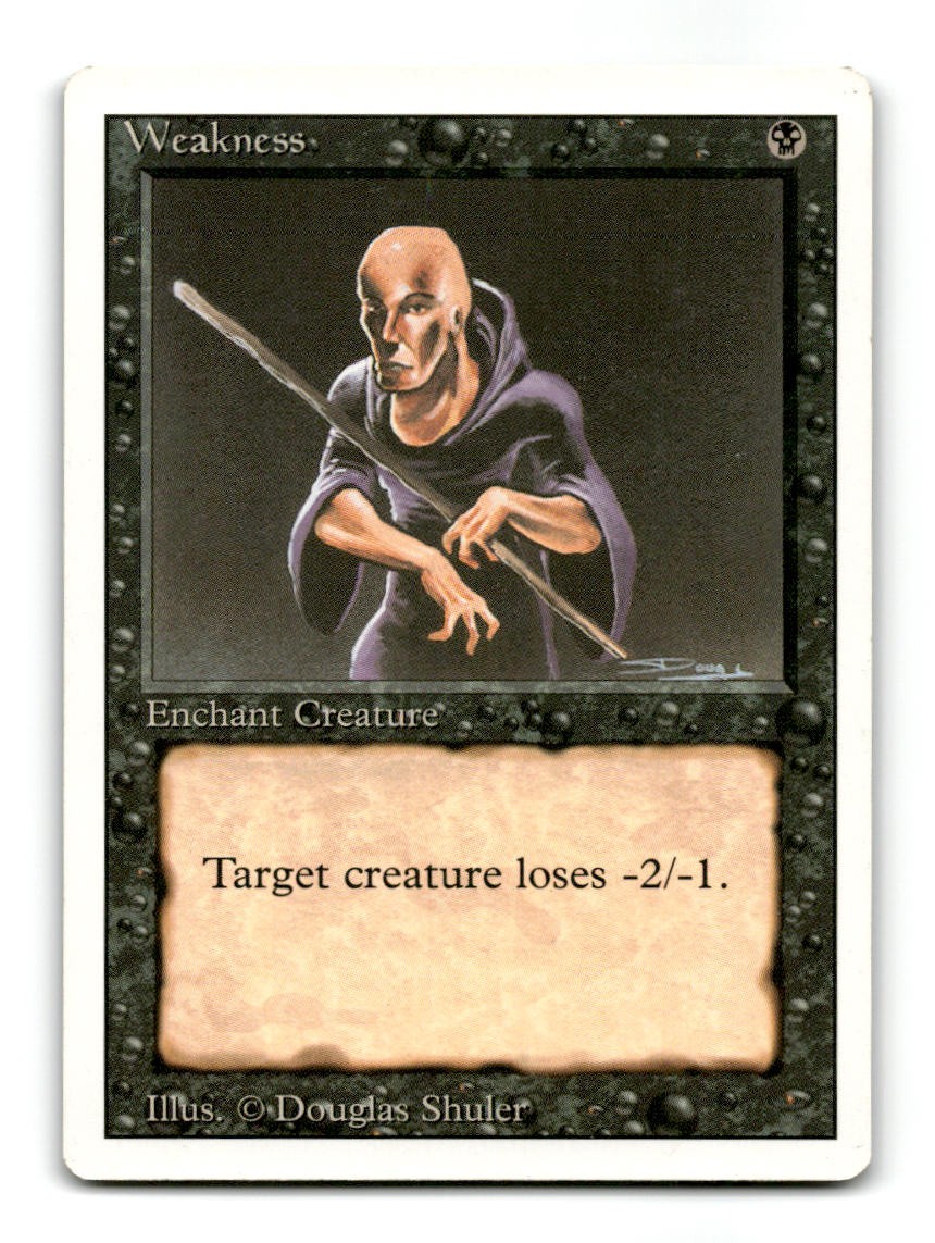 Weakness Revised Edition Magic: The Gathering ~A13-357