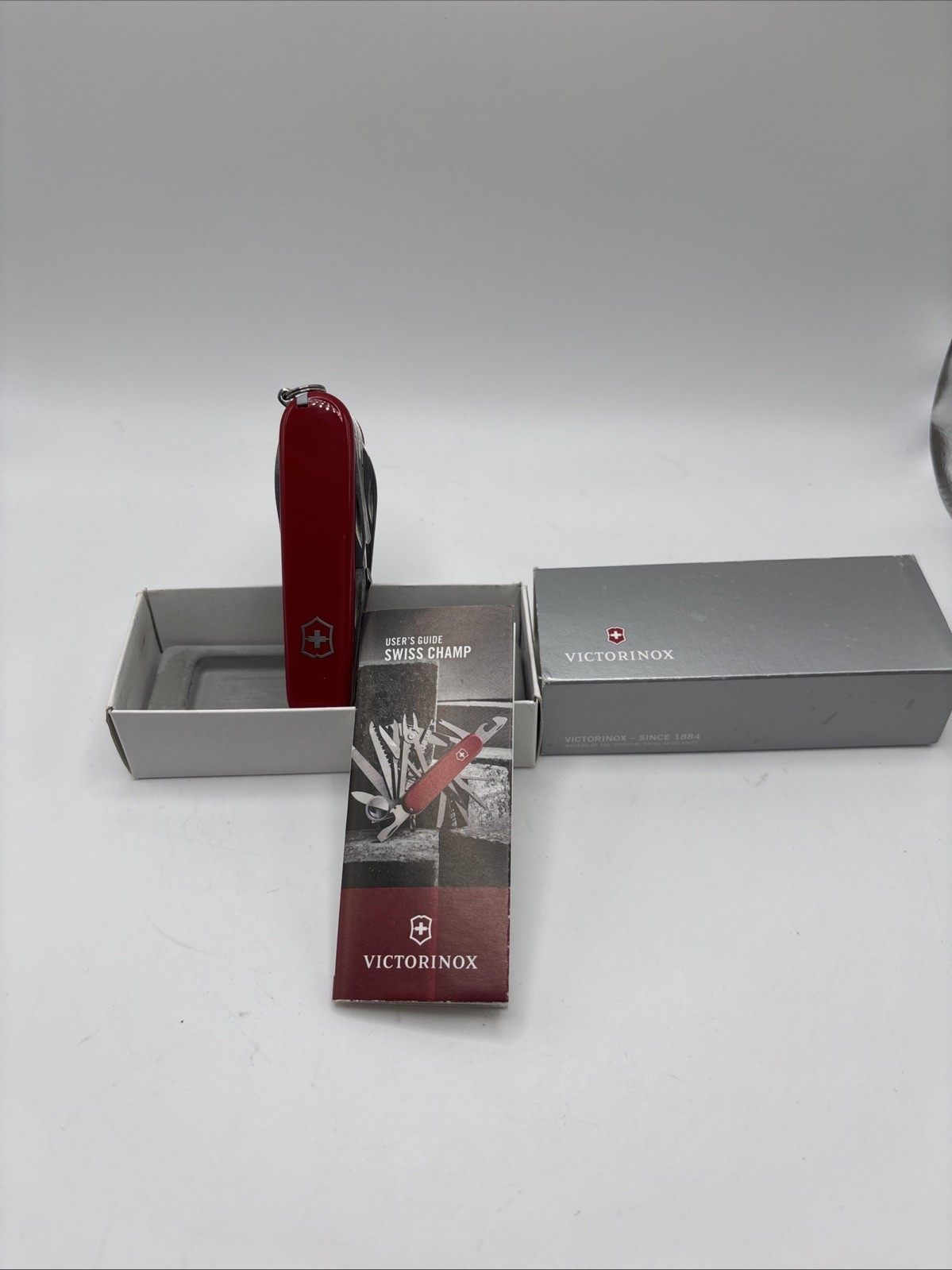 Victorinox Swiss Champ Red 33-Function Multi-Tool Pocket Knife Model 1.6795