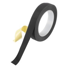 Acetate Cloth Cloth Adhesive Tape, 0.8inx98ft Black Electrical Tape
