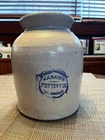 Rare Vintage JA Bauer Pottery Co.  Crock    Good Condition   Vintage