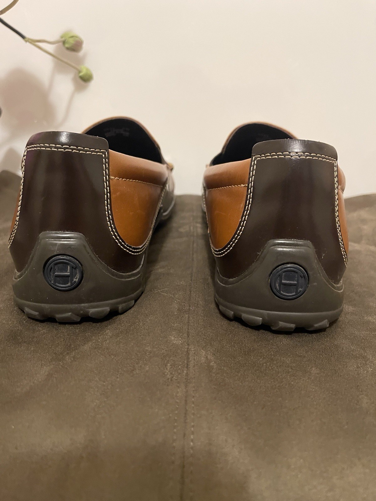 SAOLA Scarpe uomo Cole Haan in pelle marrone taglia 11