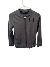 Under Amour gray boy's zip up jacket size M