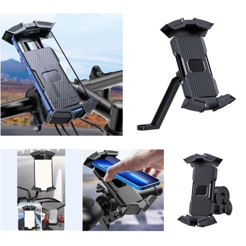 Support t��l��phone r��glable design r��glable mat��riau ABS serrage enti��remen - Photo 9 sur 14