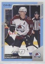 2020-21 O-Pee-Chee Blue Border Matt Calvert #438 17p7
