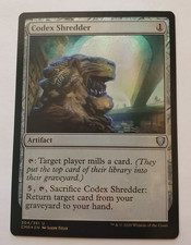 1x Codex Shredder FOIL Commander Legends MTG Magic the Gathering NM