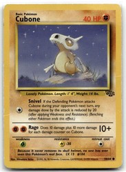 Cubone 50/64 Jungle Unlimited Common