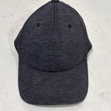 Under Armour UA Youth Ball Cap Hat Pro Fit Threadborne Stretch Fit SM/MD Black