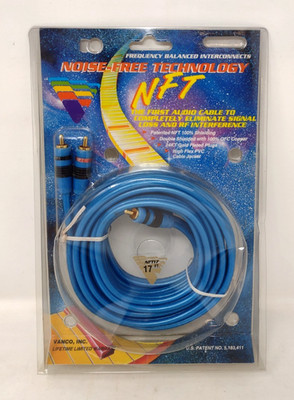 Vanco International NFT17 Noise Free Technology Premium RCA Stereo Cable 17 Feet