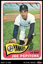 1965 Topps #245 Joe Pepitone Yankees 4 - VG/EX