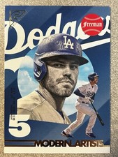 2022 Topps Gallery - Modern Artists #MA-14 Freddie Freeman Los Angeles Dodgers