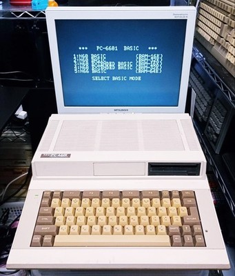 PC-6601 日本電気 NEC P6 NEC PC-6601 P6 PC-6000 Series Vintage Japanese Computer Tested