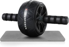 Ab Roller Wheel with Knee Pad, Ab Wheel Roller for Abs Workout  Core Strengt...