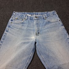 Carhartt Blue Jeans Mens Size 38x30 Relaxed Fit Tapered Leg B17 DST Pants