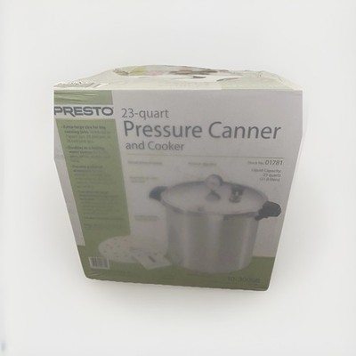 Presto 01781 23qt Pressure Canner & Cooker - Silver