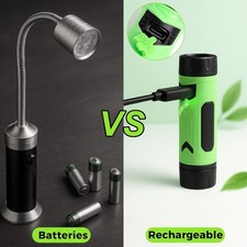 LED Rechargeable Neck Light USB Dual Head Night Running Cycling Safety Lamp