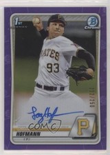 2020 Bowman Draft Chrome Picks Purple Refractor 222/250 Logan Hofmann Auto c5r