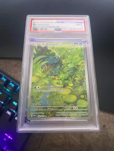Bulbasaur 166/165 Sv: Scarlet & Violet 151 Holo PSA MINT 9