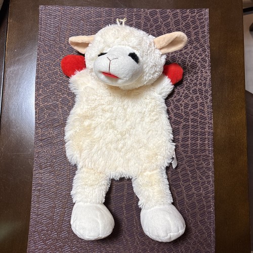 LAMB CHOP 14” Dog Toy w/Squeaker & Crinkle Body Flat Toy 2024 Dreamworks