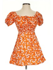 Faithfull the Brand Women Orange Casual Dress 4