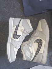 Jordan 1 x Dior High Gray for Sale | Authenticity Guaranteed | eBay