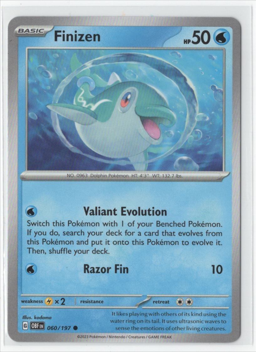 Pokemon Obsidian Flames 060/197 Finizen