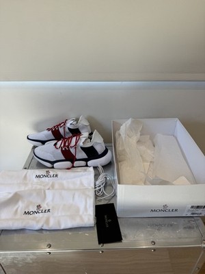 Moncler ''The Bubble'' Sneakers   White / Blue / Red