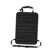 Car Seat Back Organizer, Tactical MOLLE Sag Proof Vehicle Panel Backseat Black