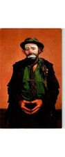 Emmett Kelly Weary Willie Clown Postcard 1960s Hannau Photo Koppel Color Card