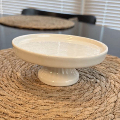 Small White Ceramic Riser