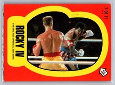 Ivan Drago / Apollo Creed 1985 Topps Rocky IV Boxing Movie #7