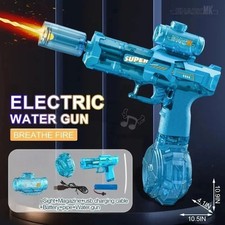 Simulated Firing and Recoil Electric Water Gun Toys Children Automatic Sensor
