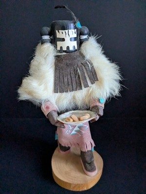 Indianer Navajo Corn Maiden Kachina Puppe 9 Zoll Künstler signiert Bargas
