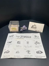 Hagen-Renaker Little Horribles Purple People Eater Orig Box Label+Paperwork READ