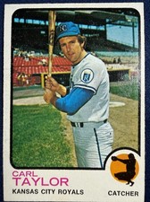 1973 TOPPS #99 CARL TAYLOR (KANSAS CITY ROYALS) BASEBALL CARD